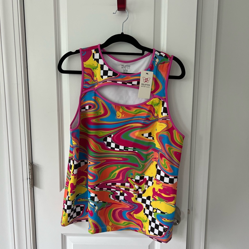 Brittany Allen x Peloton Vibrant Multicolor Women's Top